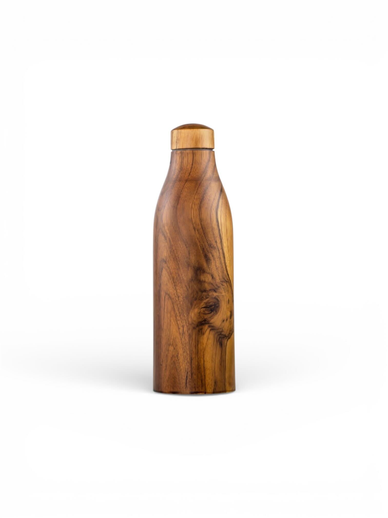 The Cupitta — teak wood water bottle